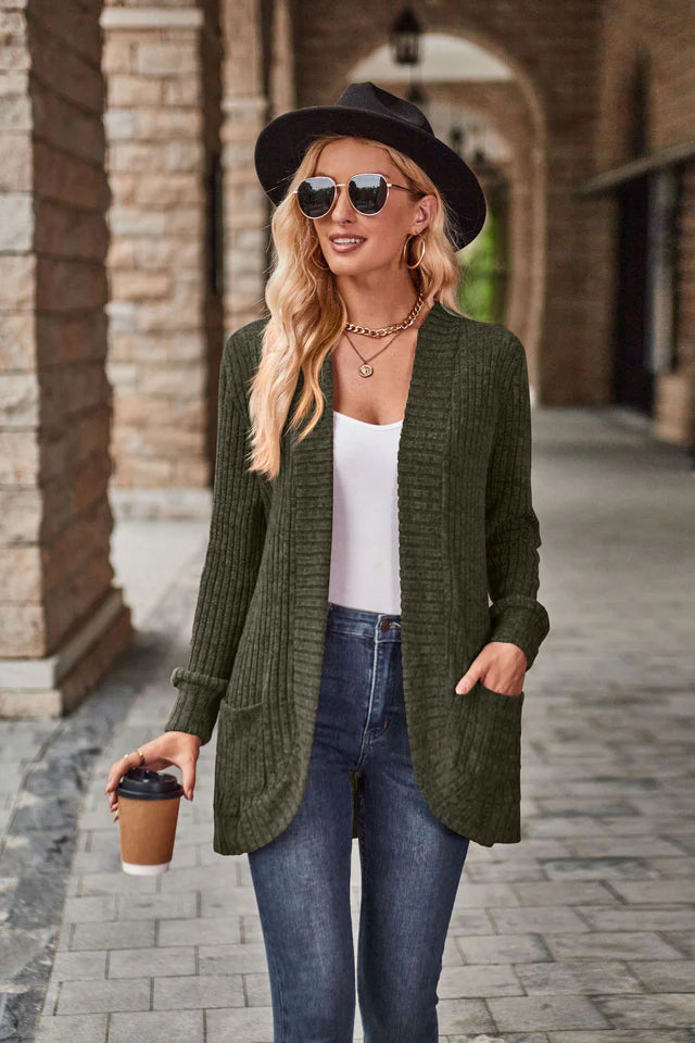 Mikaela | Langärmelige Strickjacke